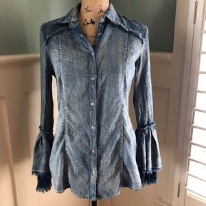 Ryan Michael Western Blouse S